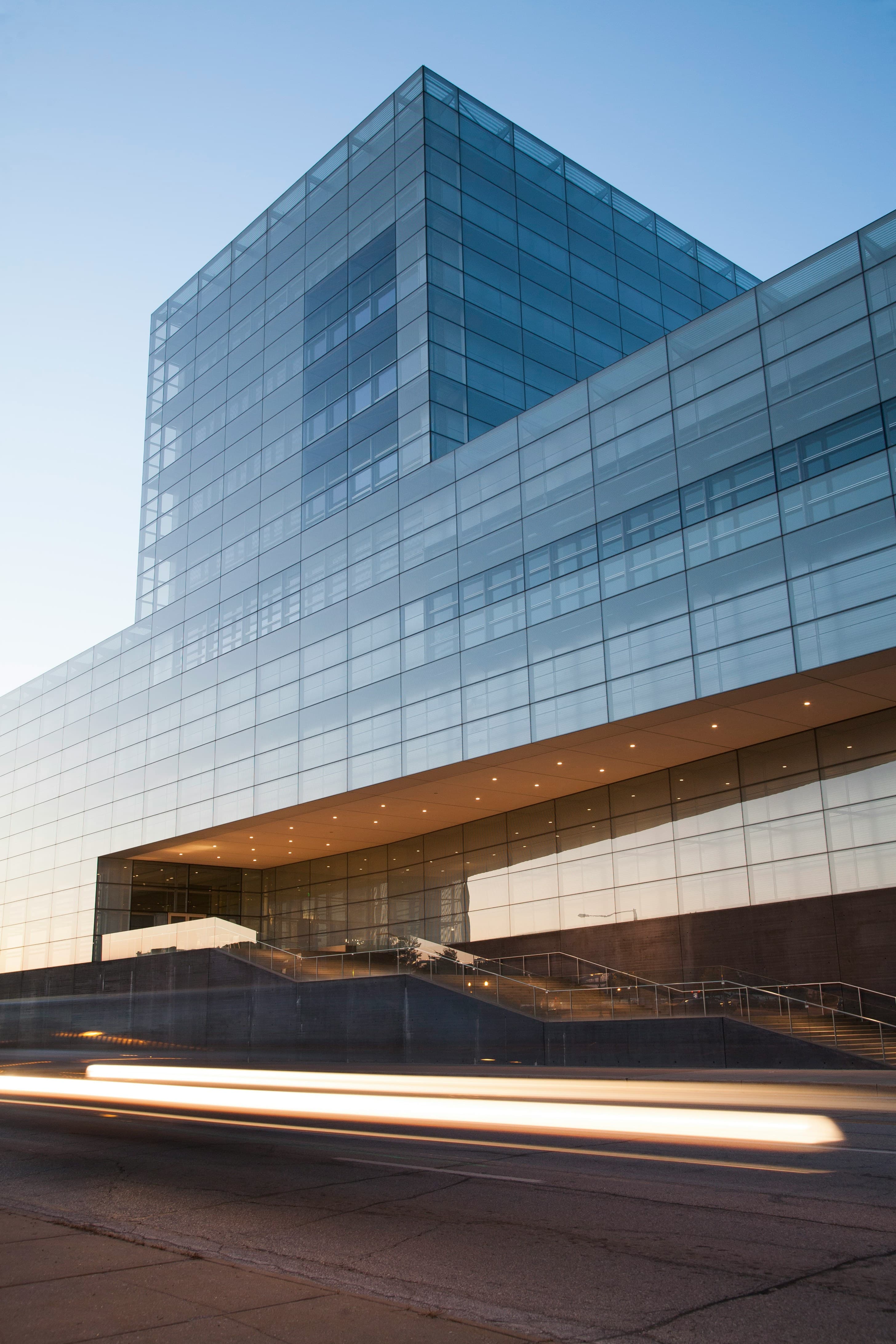 Modern corporate entrance